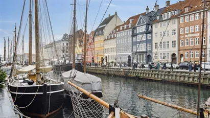 Skøn lejlighed i Nyhavn væk fra kanalen med altan og fantastisk tagterrasse.