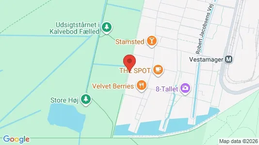 Lejligheder til leje i København S - kort over placeringen