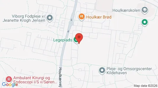 Lejligheder til leje i Viborg - kort over placeringen