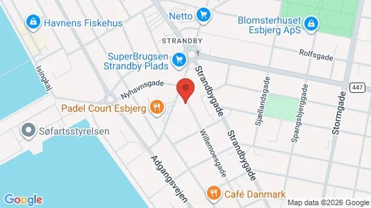 Lejligheder til leje i Esbjerg Centrum - Foto fra Google Street View