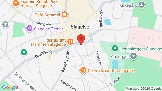 Lejligheder til leje i Slagelse - kort over placeringen