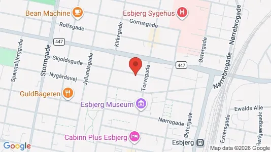 Lejligheder til leje i Esbjerg Centrum - Foto fra Google Street View