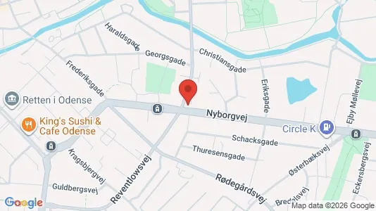 Lejligheder til leje i Odense C - Foto fra Google Street View