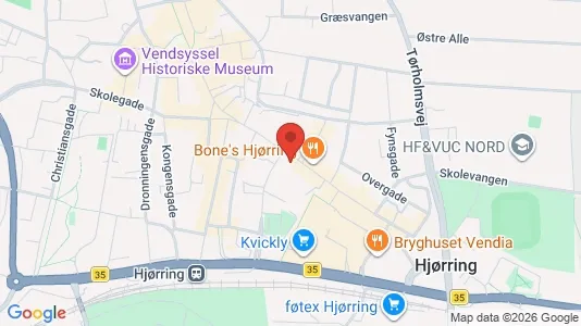 Lejligheder til leje i Hjørring - Foto fra Google Street View