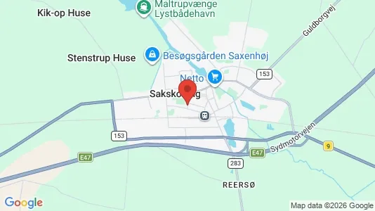 Grunde til salg i Sakskøbing - Foto fra Google Street View