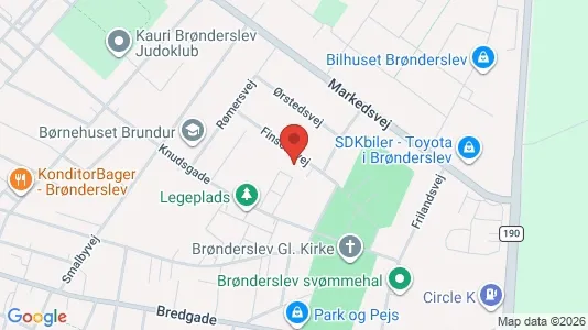 Lejligheder til leje i Brønderslev - Foto fra Google Street View