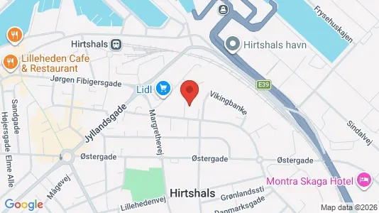 Lejligheder til leje i Hirtshals - Foto fra Google Street View