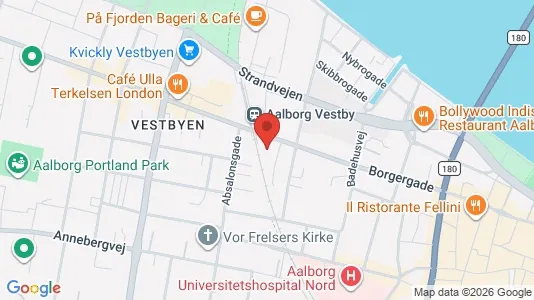 Lejligheder til salg i Aalborg Centrum - Foto fra Google Street View