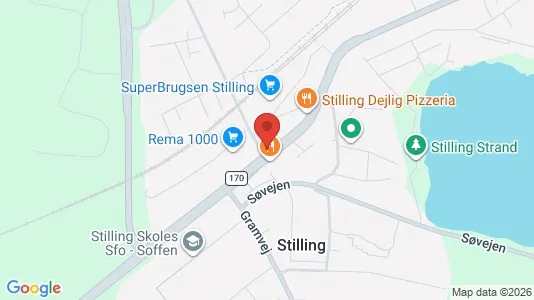 Lejligheder til salg i Skanderborg - kort over placeringen