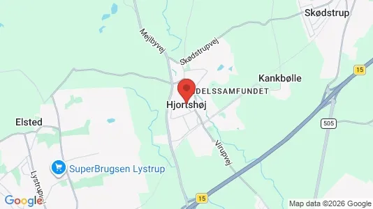 Huse til salg i Hjortshøj - Foto fra Google Street View