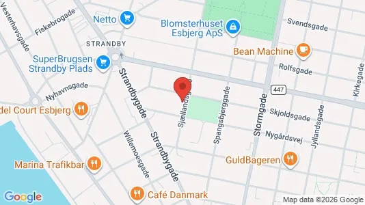 Lejligheder til leje i Esbjerg Centrum - Foto fra Google Street View