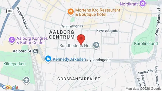 Lejligheder til salg i Aalborg Centrum - Foto fra Google Street View