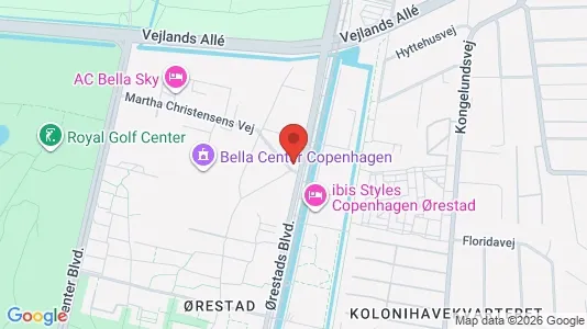Lejligheder til leje i København S - kort over placeringen