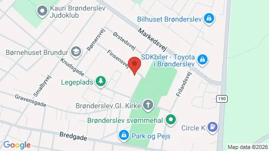 Lejligheder til leje i Brønderslev - Foto fra Google Street View