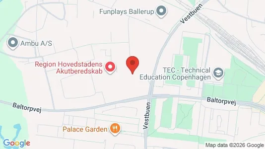 Lejligheder til leje i Ballerup - kort over placeringen