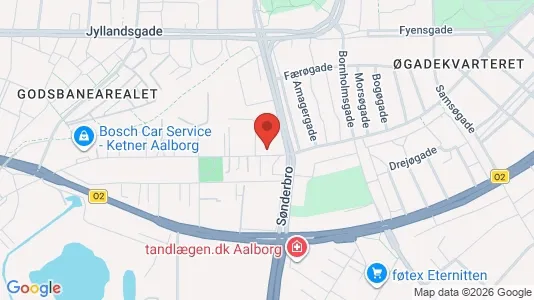 Andelsboliger til salg i Aalborg Centrum - Foto fra Google Street View