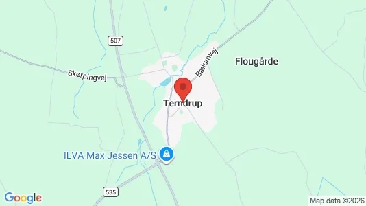 Huse til salg i Terndrup - Foto fra Google Street View