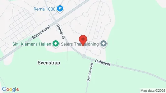 Lejligheder til leje i Odense S - kort over placeringen