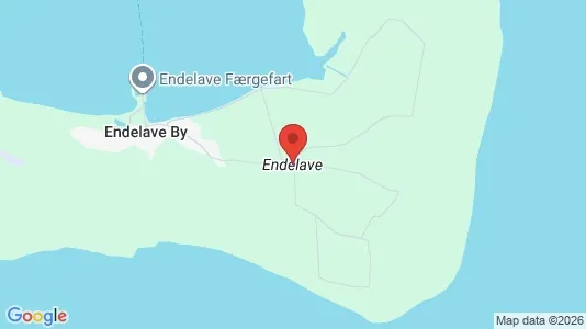 Huse til salg i Endelave - kort over placeringen