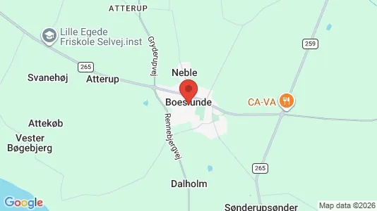 Grunde til salg i Boeslunde - Foto fra Google Street View