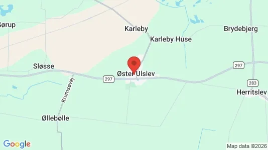 Grunde til salg i Øster Ulslev - Foto fra Google Street View