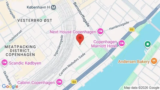 Lejligheder til salg i Vesterbro - kort over placeringen