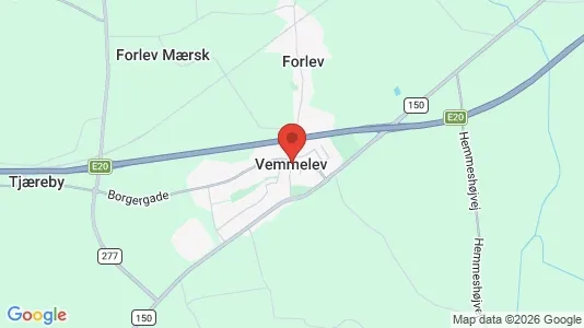 Huse til salg i Vemmelev - Foto fra Google Street View