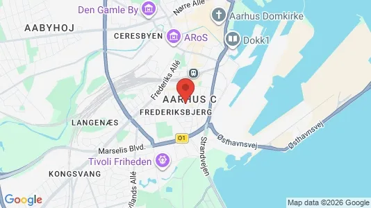Rækkehuse til salg i Århus C - Foto fra Google Street View