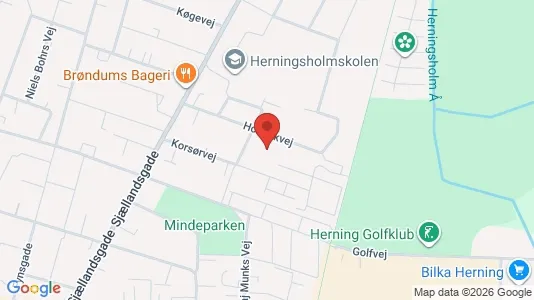 Lejligheder til leje i Herning - kort over placeringen