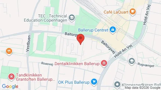 Lejligheder til leje i Ballerup - kort over placeringen