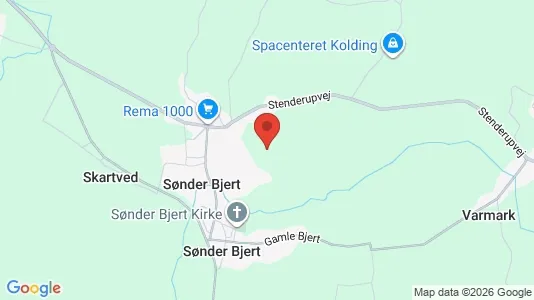 Lejligheder til leje i Bjert - Foto fra Google Street View