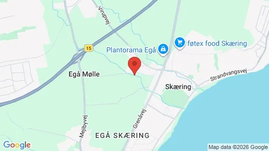 Lejligheder til leje i Egå - kort over placeringen