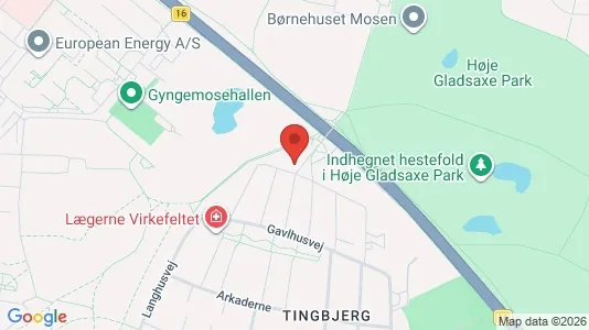 Lejligheder til leje i Brønshøj - kort over placeringen
