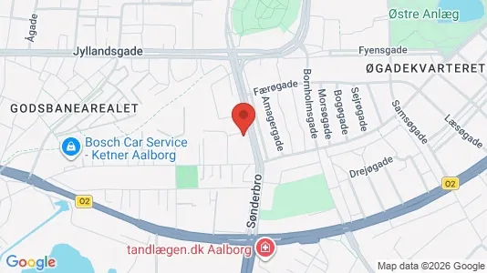 Andelsboliger til salg i Aalborg Centrum - Foto fra Google Street View