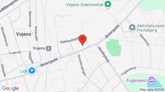 Andelsboliger til salg i Vojens - Foto fra Google Street View