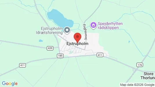Lejligheder til leje i Ejstrupholm - Foto fra Google Street View