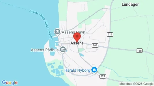 Huse til leje i Assens - Foto fra Google Street View