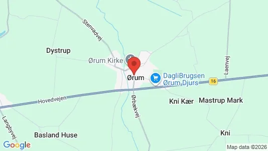 Huse til salg i Ørum Djurs - Foto fra Google Street View