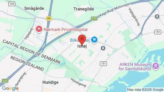 Huse til salg i Ishøj - Foto fra Google Street View