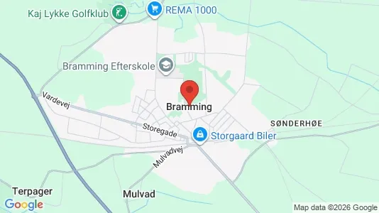 Lejligheder til leje i Bramming - Foto fra Google Street View