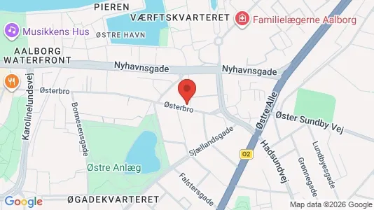 Lejligheder til salg i Aalborg Centrum - Foto fra Google Street View