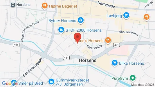 Lejligheder til leje i Horsens - Foto fra Google Street View