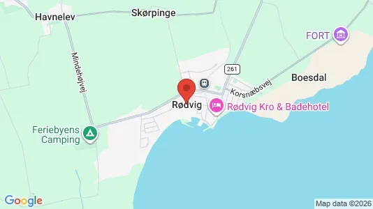 Huse til salg i Rødvig Stevns - Foto fra Google Street View