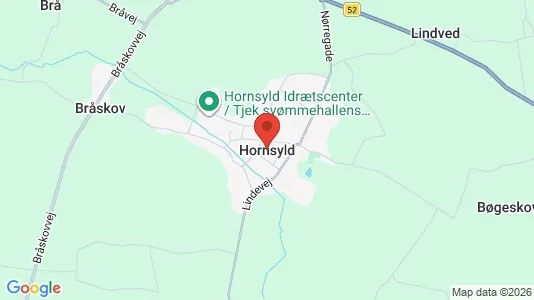 Lejligheder til leje i Hornsyld - kort over placeringen