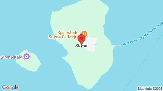 Huse til salg i Strynø - kort over placeringen