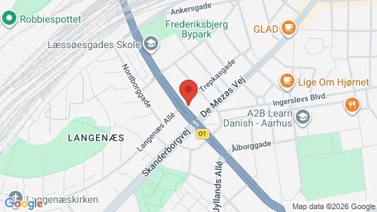 Lejligheder til leje i Århus C - Foto fra Google Street View