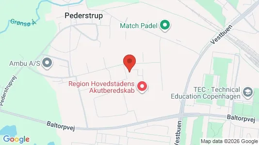 Lejligheder til leje i Ballerup - kort over placeringen