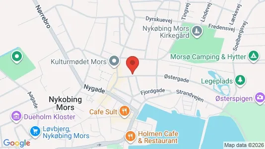 Lejligheder til leje i Nykøbing Mors - Foto fra Google Street View