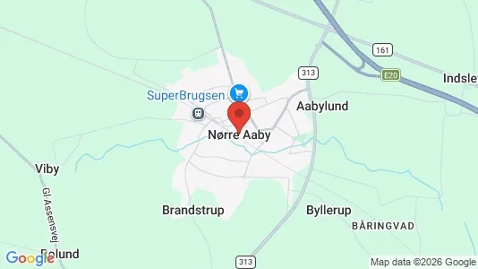 Grunde til salg i Nørre Aaby - Foto fra Google Street View