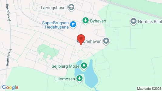Lejligheder til leje i Hedehusene - kort over placeringen